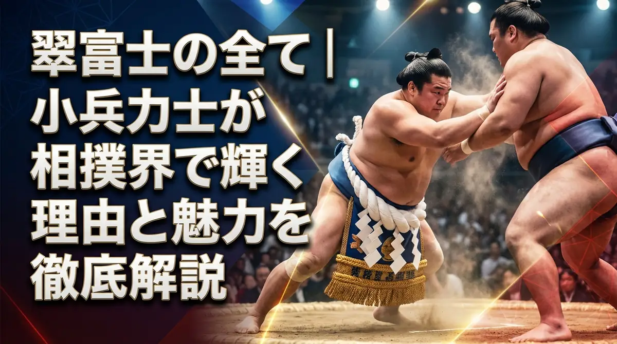 翠富士の全て|小兵力士が相撲界で輝く理由と魅力を徹底解説