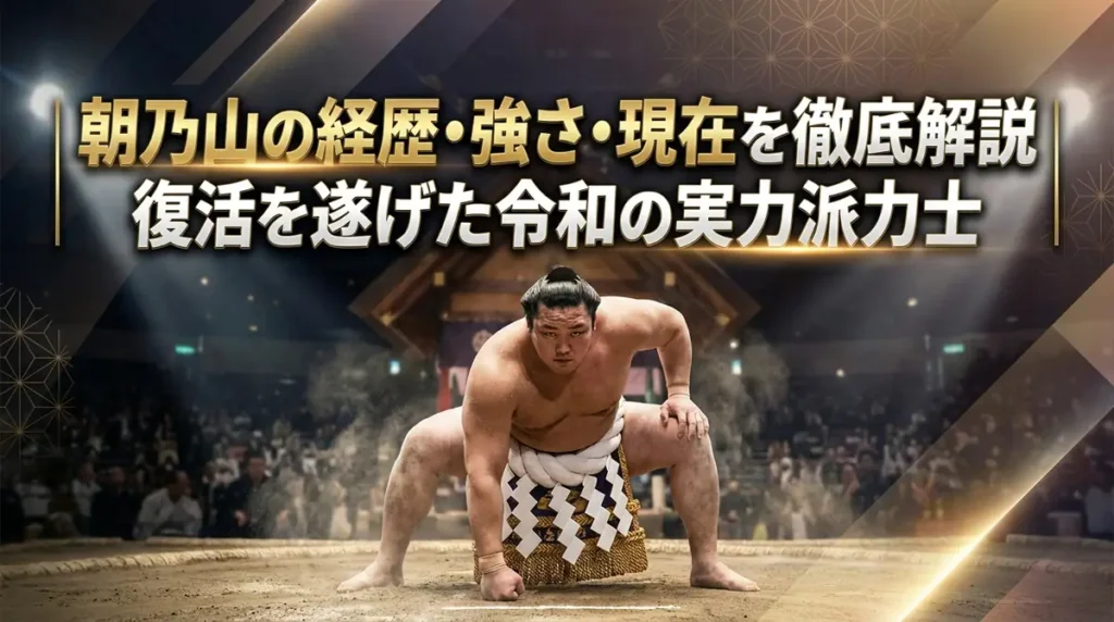 朝乃山の経歴・強さ・現在を徹底解説｜復活を遂げた令和の実力派力士