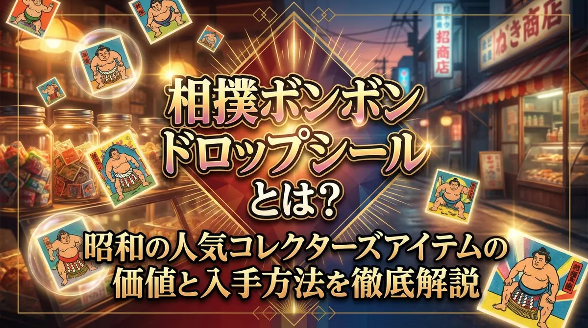 相撲ボンボンドロップシールとは？昭和の人気コレクターズアイテムの価値と入手方法を徹底解説